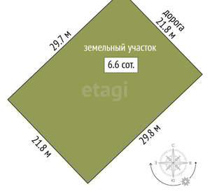 Дом 132м², 1-этажный, участок 7 сот.