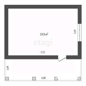 Дом 20м², 1-этажный, участок 13 сот.