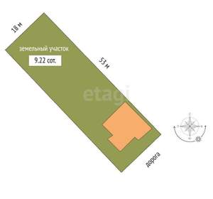 Дом 438м², 3-этажный, участок 9 сот.