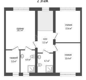 Дом 138м², 2-этажный, участок 2 сот.
