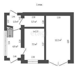Дом 32м², 2-этажный, участок 5 сот.