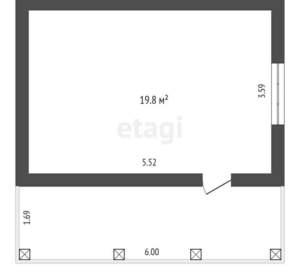 Дом 20м², 1-этажный, участок 13 сот.