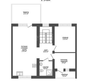 Дом 144м², 2-этажный, участок 2 сот.