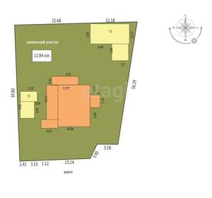 Дом 314м², 2-этажный, участок 13 сот.