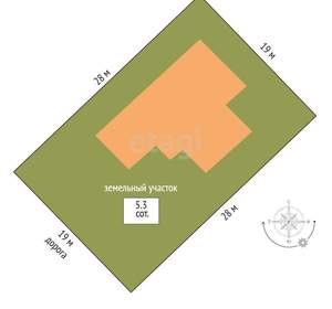 Дом 240м², 2-этажный, участок 5 сот.