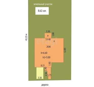 Дом 404м², 2-этажный, участок 9 сот.