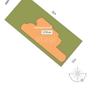 Дом 516м², 2-этажный, участок 13 сот.