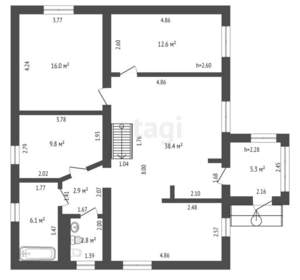 Дом 189м², 2-этажный, участок 9 сот.