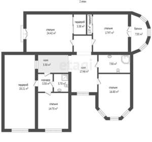 Дом 300м², 2-этажный, участок 12 сот.