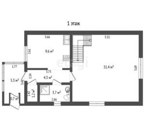 Дом 90м², 2-этажный, участок 6 сот.