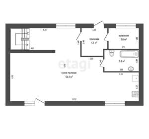 Дом 150м², 2-этажный, участок 4 сот.  