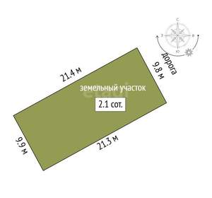 Дом 138м², 2-этажный, участок 2 сот.  