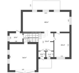 Дом 277м², 2-этажный, участок 1009 сот.  