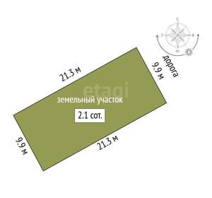 Дом 144м², 2-этажный, участок 2 сот.  