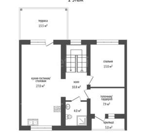 Дом 144м², 2-этажный, участок 2 сот.  