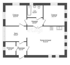 Дом 130м², 2-этажный, участок 5 сот.  