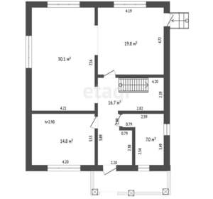Дом 190м², 2-этажный, участок 7 сот.  