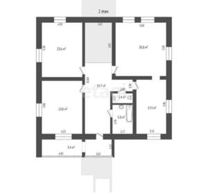 Дом 404м², 2-этажный, участок 9 сот.  