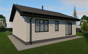 Дом 84м², 1-этажный, участок 8 сот.  