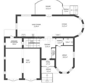 Дом 300м², 2-этажный, участок 12 сот.  