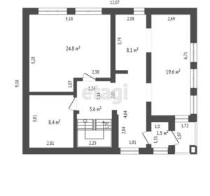 Дом 360м², 3-этажный, участок 9 сот.  