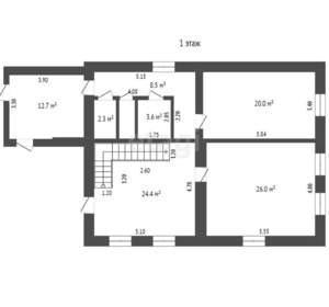 Дом 240м², 2-этажный, участок 15 сот.  