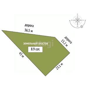 Таунхаус 358м², 4-этажный, участок 9 сот.  