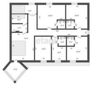 Дом 725м², 4-этажный, участок 42 сот.  
