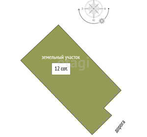 Дом 349м², 2-этажный, участок 12 сот.  