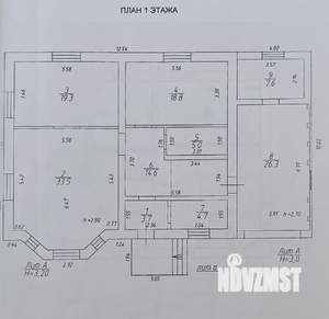 Коттедж 292м², 3-этажный, участок 10 сот.  