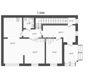 Дом 150м², 2-этажный, участок 5 сот.  