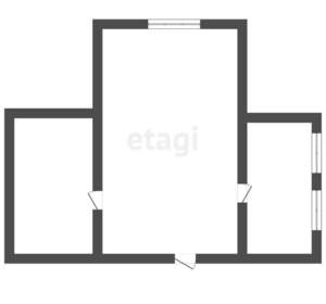 Дом 25м², 2-этажный, участок 4 сот.  