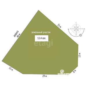 Дом 191м², 2-этажный, участок 12 сот.  