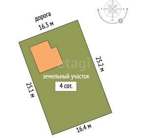 Дача 120м², 2-этажный, участок 5 сот.  