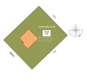 Дом 137м², 2-этажный, участок 10 сот.  