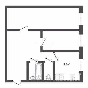2-к квартира, на длительный срок, 50м2, 3/5 этаж