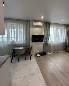 Студия квартира, на длительный срок, 45м2, 15/24 этаж