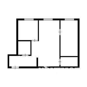2-к квартира, на длительный срок, 44м2, 2/5 этаж