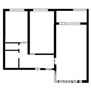 2-к квартира, на длительный срок, 45м2, 1/9 этаж