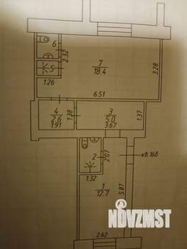 1-к квартира, на длительный срок, 43м2, 1/5 этаж