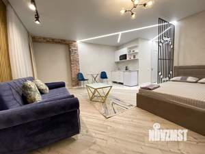 Студия квартира, посуточно, 45м2, 19/25 этаж