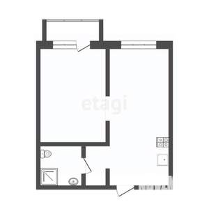 2-к квартира, на длительный срок, 35м2, 4/5 этаж