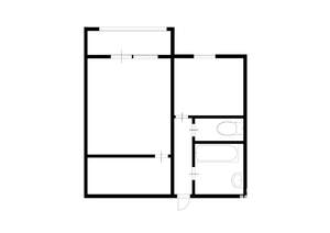 1-к квартира, на длительный срок, 36м2, 4/9 этаж