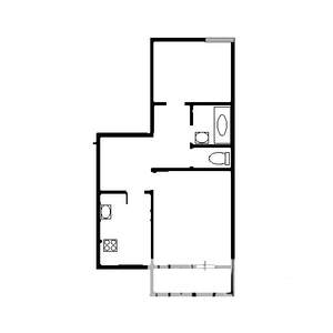 2-к квартира, на длительный срок, 52м2, 4/5 этаж