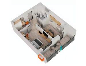 1-к квартира, строящийся дом, 40м2, 11/17 этаж