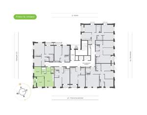 2-к квартира, вторичка, 57м2, 16/16 этаж