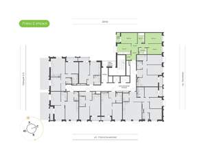 3-к квартира, вторичка, 77м2, 2/16 этаж