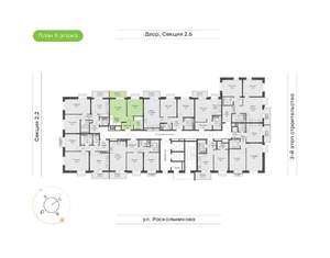 2-к квартира, вторичка, 40м2, 8/14 этаж