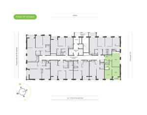 2-к квартира, вторичка, 64м2, 17/24 этаж