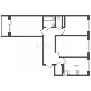 3-к квартира, вторичка, 67м2, 5/10 этаж